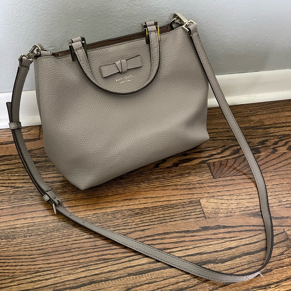 Kate Spade gray/purple purse